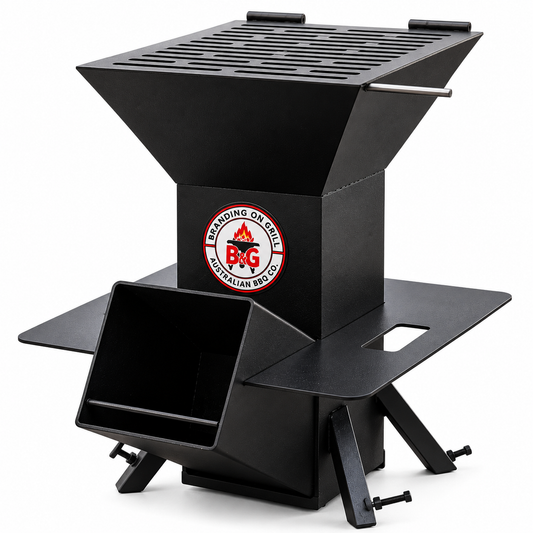 EmberTower Rocket Grill: Portable Wood-Fire Burner &amp; Grill